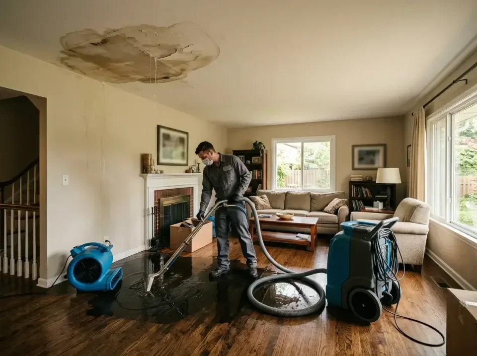 attic-pipe-burst-ceiling-drip-008 — frequently asked questions, Water Damage Restoration & Carpet Care in Dupo, IL